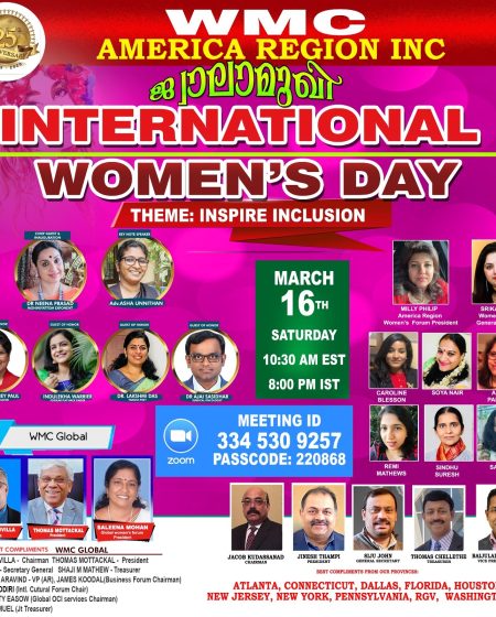 WMC AMERICA REGION. International womens day.